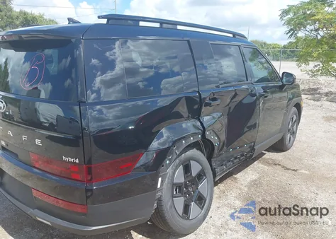 2025 Hyundai Santa Fe Hybrid Sel from USA, damaged, VIN 5NMP24G12SH019344